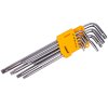Sada prodloužených TORX klíčů s otvorem 9 ks - HT260910