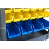 Dílenský vozík s boxy 790 x 430 x 855 mm, 32 boxů - PSB7943
