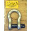 HA2 High-Strength Omega Shackle with Screw Pin, Galvanized