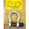HA2 High-Strength Omega Shackle with Screw Pin, Galvanized
