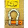 HA2 High-Strength Omega Shackle with Screw Pin, Galvanized
