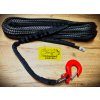 Syntetické lano Dragon Winch 25m 8 mm  s hákem 10000 Lbs