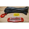 Sada Dragon Winch lano s hákem 30m + průvlak