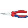 Rovné půlkulaté kleště 140 mm Knipex typu Langback chromované - 3025140