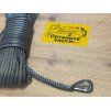 Synthetic Winch Rope Grey, without Hook - 5mm x 15m 2.9T
