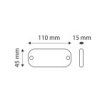 LED Side Marker Light Orange 12-24V