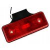 464 1 pozicni led svetlo cervene obdelnikove obrysove 2xled 0 2w 12 24v tt 12017r