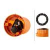 Yellow, rotating, warning beacon - 24V, IPX9K, IP5K4K