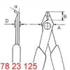 Boční štípací kleště Electronic Super Knips ® 125 mm  - 7823125