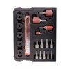Sada vrtáků a bitů v plastovém kufru, 118ks - AH20118A