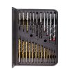 Sada vrtáků a bitů v plastovém kufru, 118ks - AH20118A