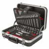 Sada nářadí v kufru s golou 1/2" a 1/4", 105 dílů - AH803105