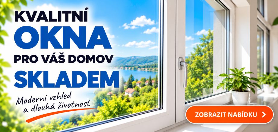 Kvalitní okna, dveře a vrata SKLADEM