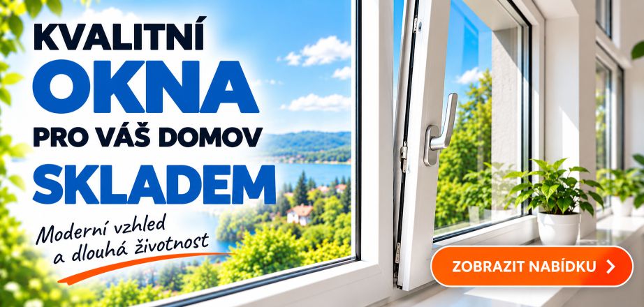 Kvalitní okna, dveře a vrata SKLADEM
