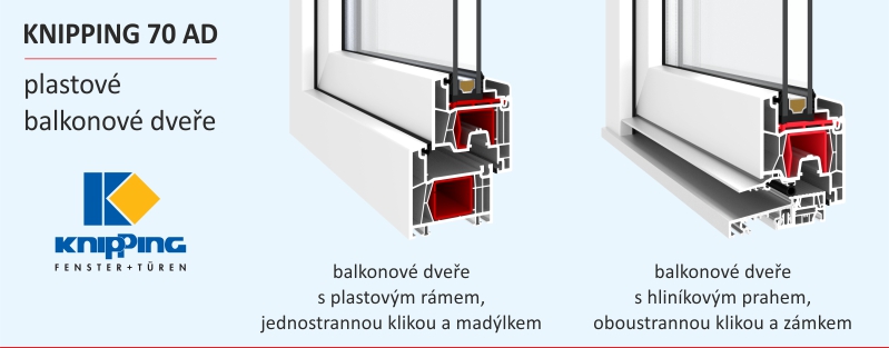 balkonové dveře provedení