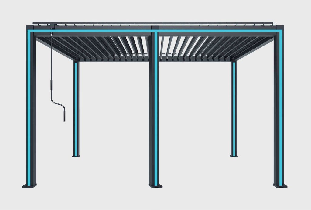 Odvodnění bioklimatické pergoly AMY 6x3 m