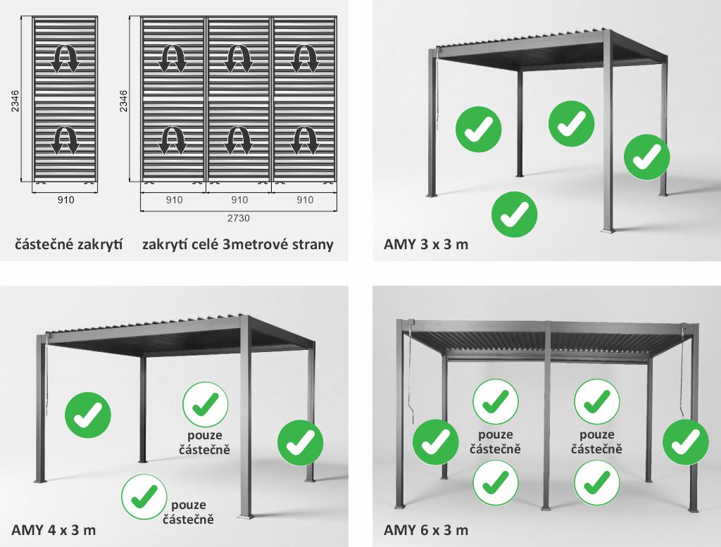Stínicí žaluzie AMY Z/09