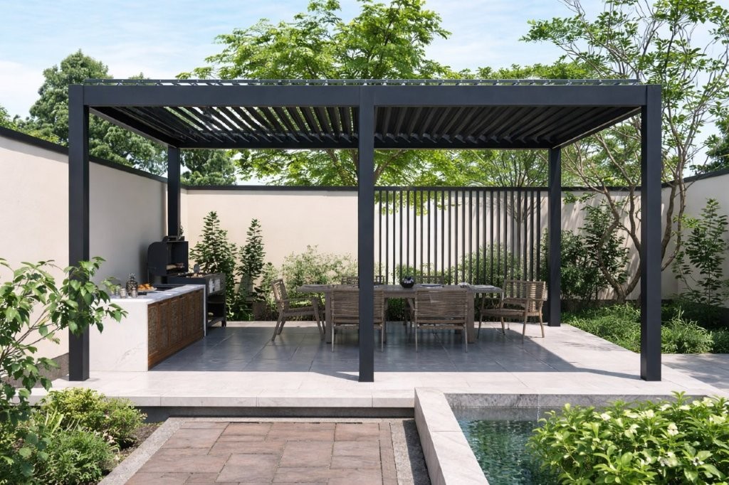 Bioklimatická pergola SUNNY 6x3 m