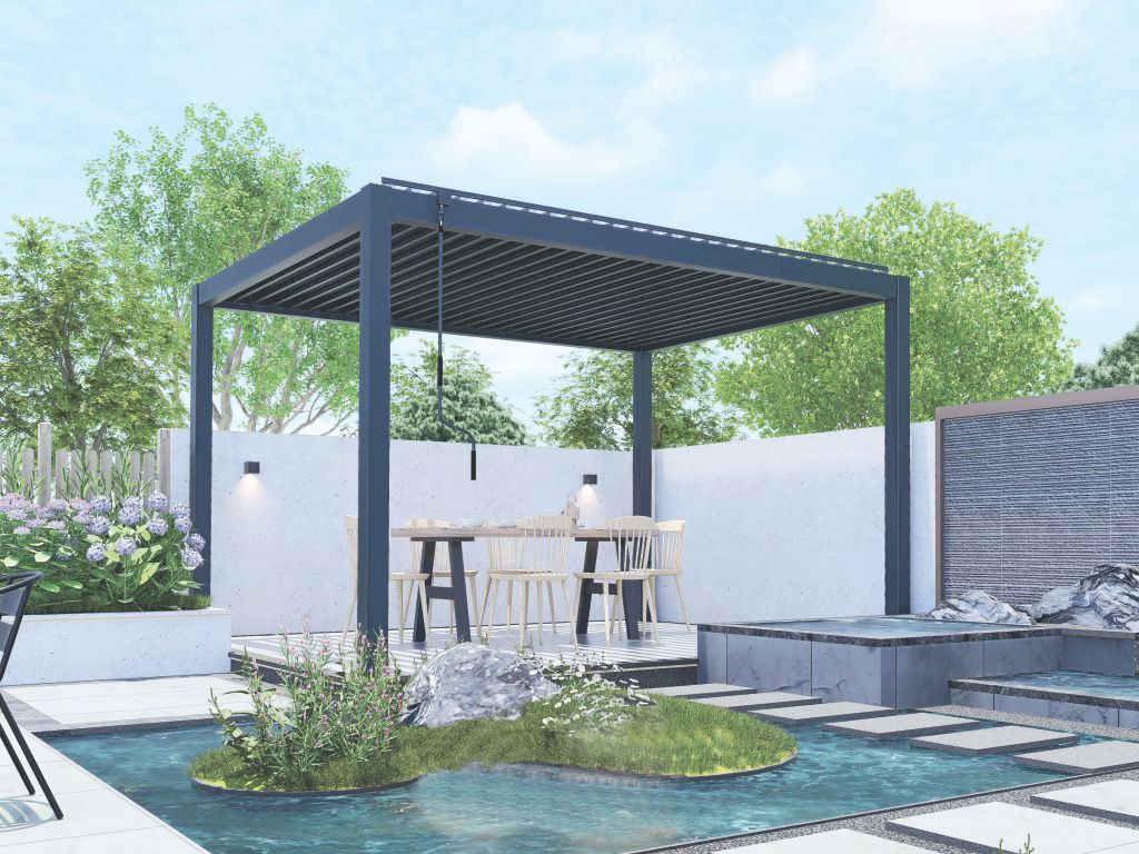 Bioklimatická pergola SUNNY 4x3 m