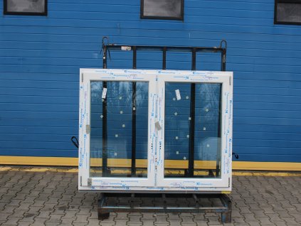 Plastové okno - KNIPPING 88 MD, 1710x1190 mm, OS/OS sloupek, bílá/bílá  + příslušenství a montážní materiál zdarma