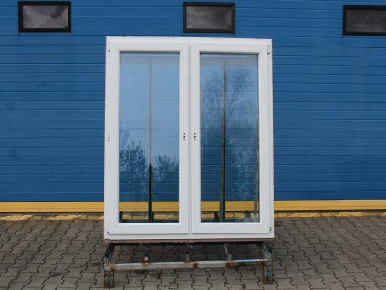 Plastové okno - 1500x1600 mm, O/OS sloupek, bílá/bílá  + příslušenství a montážní materiál zdarma