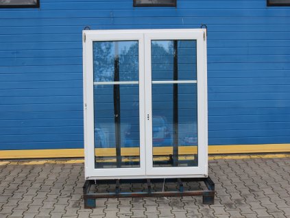 Plastové okno - 1400x1500 mm, O+OS klapačka, bílá/bílá + příslušenství a montážní materiál zdarma