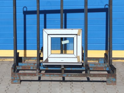 Plastové okno - KNIPPING 76 MD, 550x460 mm, OS pravé, eiche dunkel/bílá  + příslušenství a montážní materiál zdarma