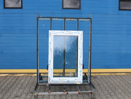 Plastové okno - KNIPPING 76 MD, 845x1140 mm, OS levé, bílá/bílá  + příslušenství a montážní materiál zdarma