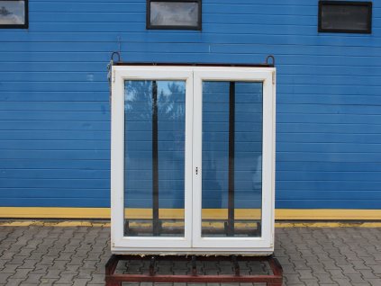 Plastové okno 1400x1400 mm, O+OS klapačka, bílá/bílá + příslušenství a montážní materiál zdarma
