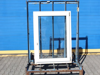 Plastové okno 985x1220 mm, OS pravé, bílá/bílá + příslušenství a montážní materiál zdarma