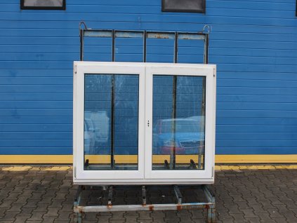 Plastové okno - 1520x1130 mm, O+OS klapačka, bílá/bílá  + příslušenství a montážní materiál zdarma