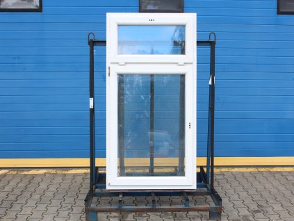 Plastové okno - 980x1700 mm, S/OS levé, bílá/bílá + příslušenství a montážní materiál zdarma