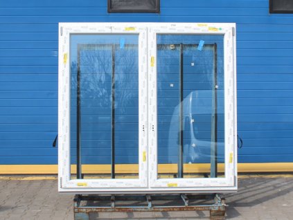 Plastové okno - KNIPPING 70 AD, 1745x1640 mm, OS/OS sloupek, bílá/bílá  + příslušenství a montážní materiál zdarma