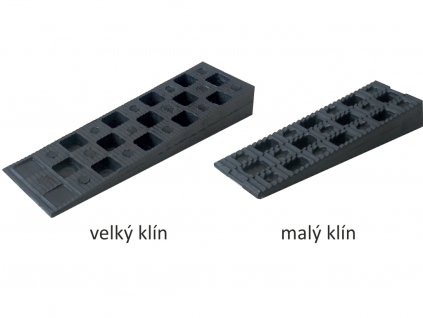 montážní klíny plastové komplet
