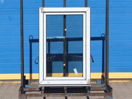 Plastové okno - KNIPPING 76 MD, 805x1210 mm, OS levé, eiche dunkel/bílá  + příslušenství a montážní materiál zdarma