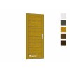 Garážové/vedlejší dveře - ALIPLAST 65, 900x2300 mm, různé barvy a imitace dřeva