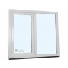 Plastové okno - KNIPPING 70 AD, 1500x1500 mm, FIX/OS, bílá
