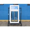 Plastové okno - 980x1700 mm, S/OS, bílá/bílá  + příslušenství a montážní materiál zdarma