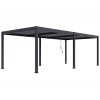 Bioklimatická pergola - INTRO DUO 7,2x3,6 m, volně stojící, antracit