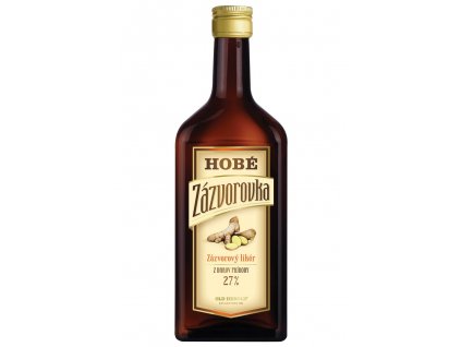 HOBÉ Zázvorovka likér 27% 0,5 l