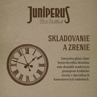✨✨✨Svoju finálnu - intenzívne plnú chuť😋 dosiahne borievkový destilát zrením v špeciálnych nádobách👉... #Juniperus Pure...