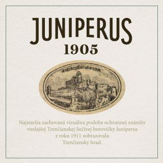 ⭐⭐⭐Najstaršia zachovaná vizuálna podoba ochrannej známky vtedajšej Trenčianskej liečivej borovičky Juniperus z roku 1911☝...