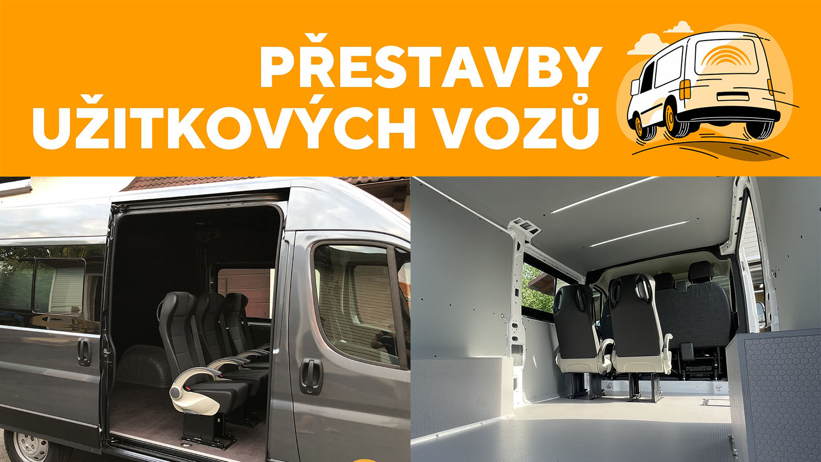 Profesionální přestavby dodávek Olšar