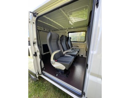Rozšíření obsaditelnosti - 3x DEMONTOVATELNÉ SEDADLO pro Ford Transit 2014+