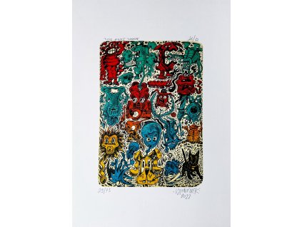 Litograficky tisk Monstra 1