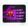 Litograficky tisk I Love You