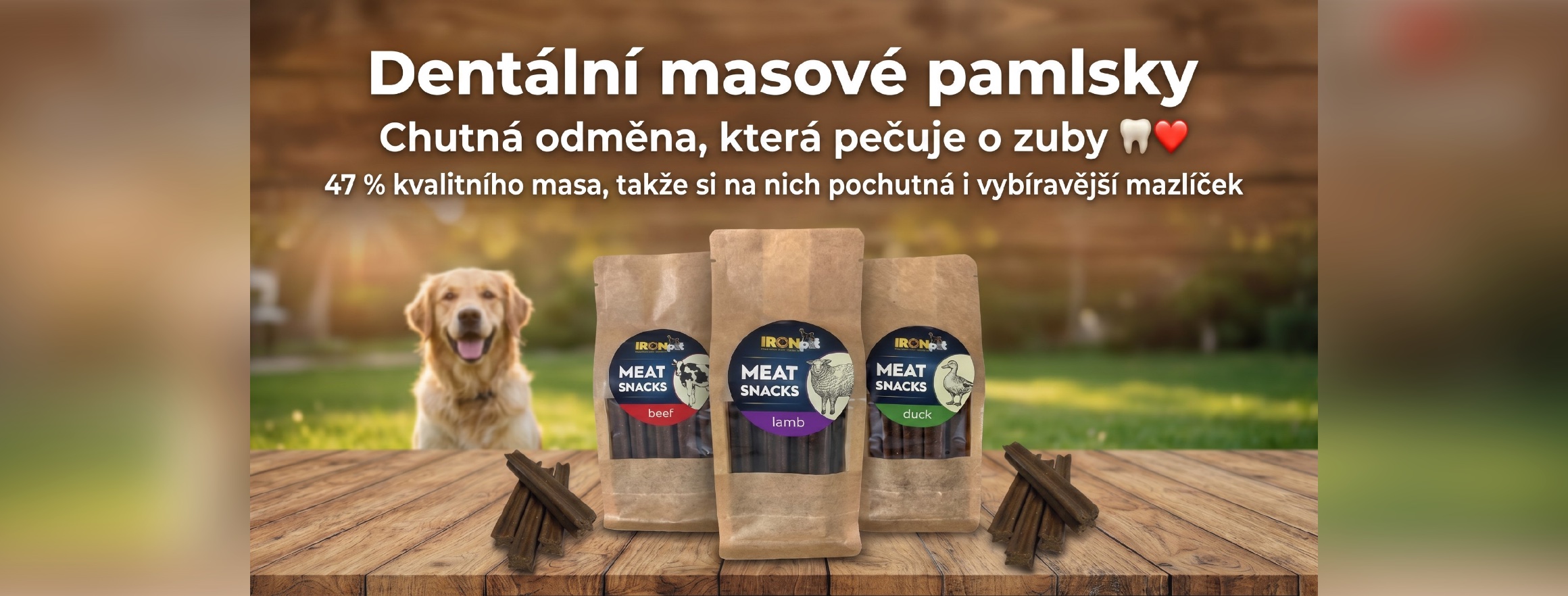 Dentální masové pamlsky