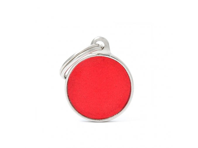 SMALL CIRCLE REFLECTIVE RED
