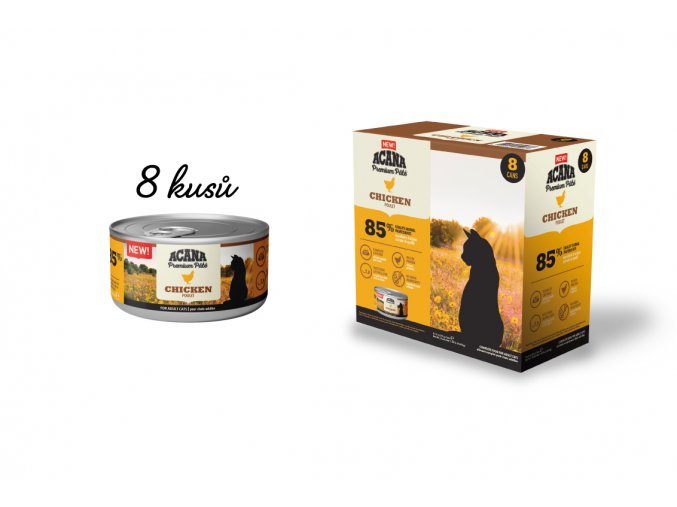 ACANA CAT PATE CHICKEN 8 x 85 g