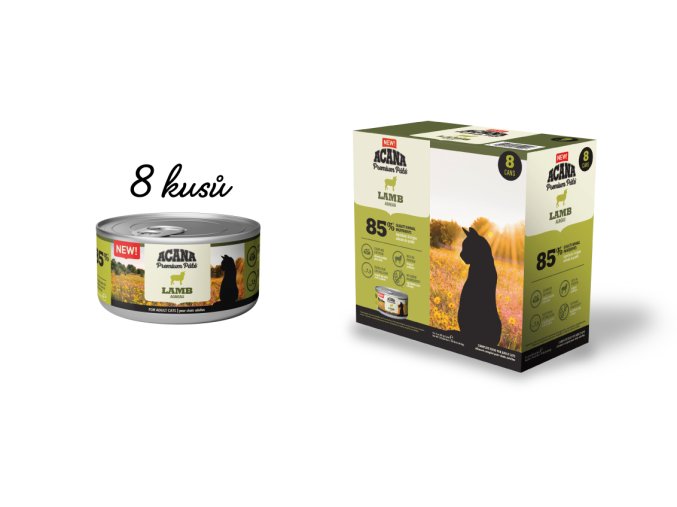 ACANA CAT PATE LAMB 8 x 85 g